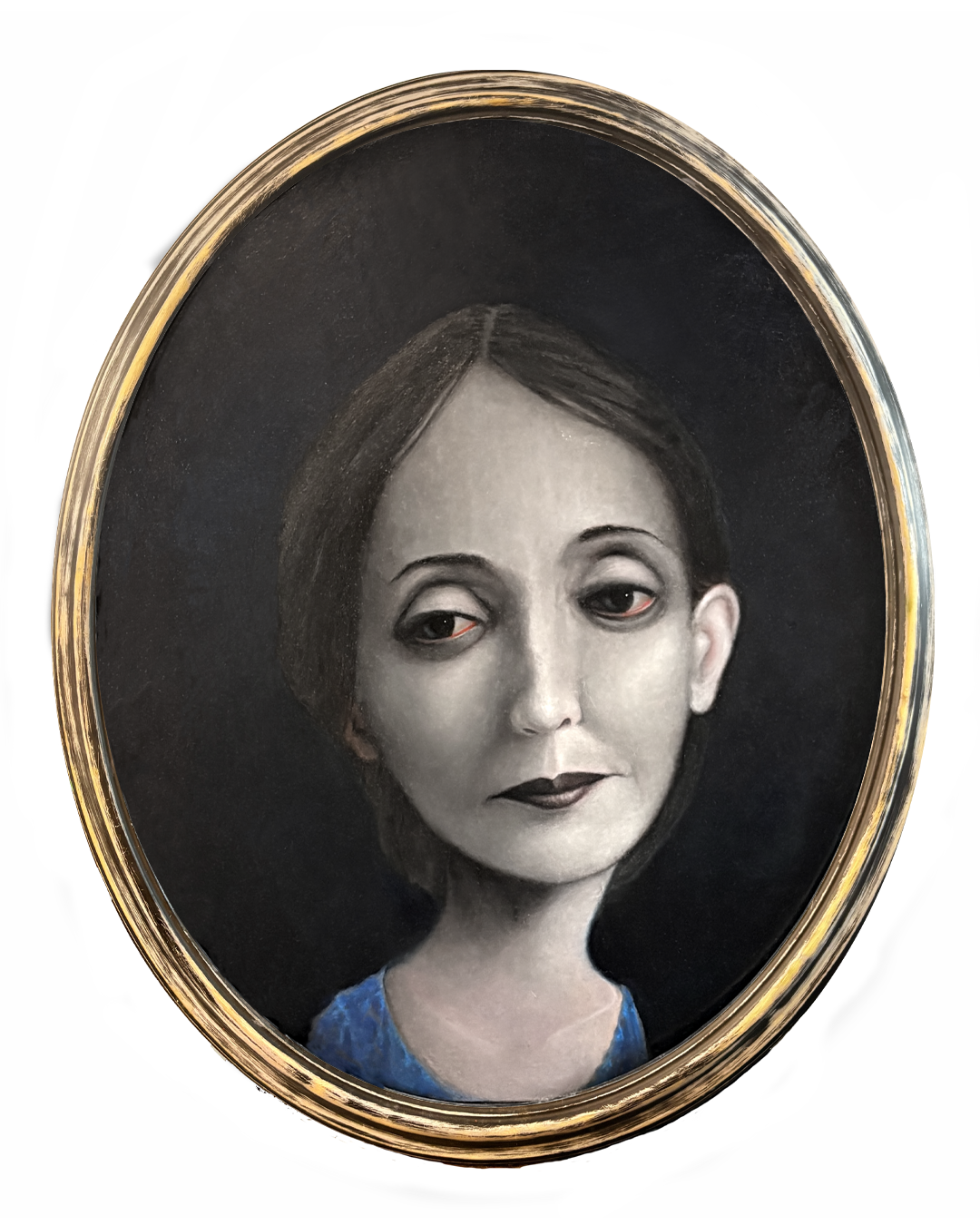 Joyce, oil painting on canvas by Geoff Holle.