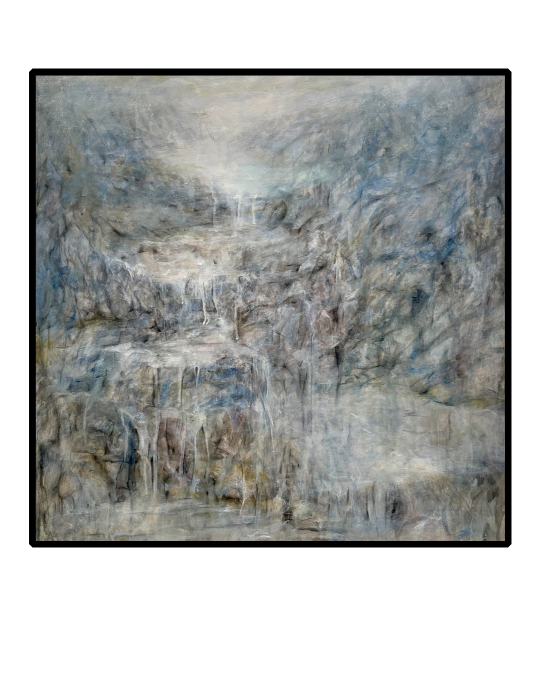 Mixed media painting and drawing by Geoff Holle