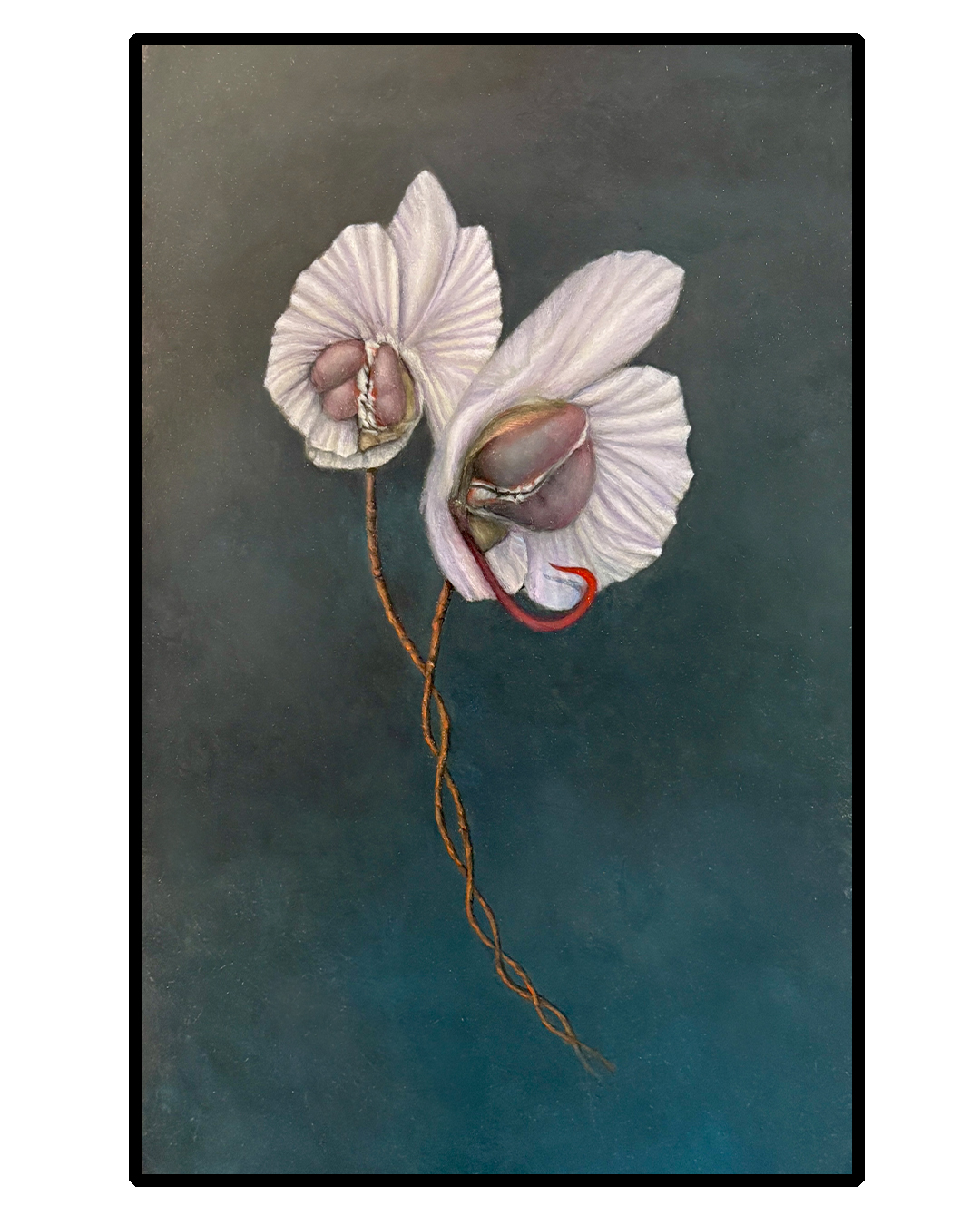 Oil painting on panel by Geoff Holle