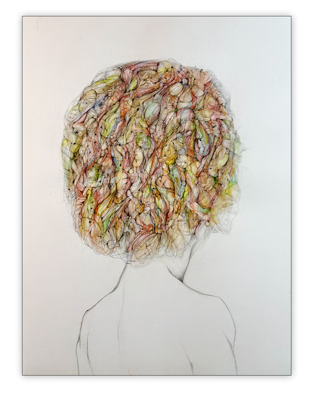 Watercolor drawing by Geoff Holle